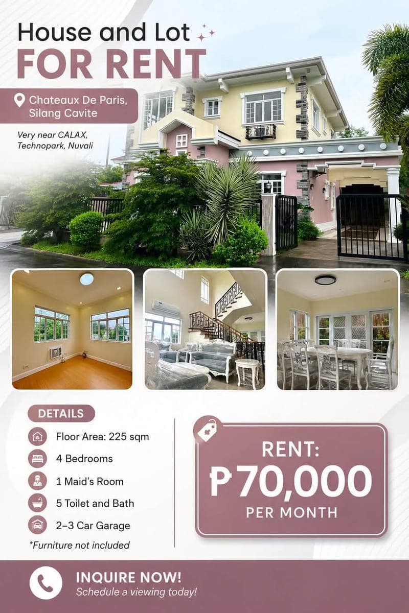 🏡 HOUSE FOR RENT | SOUTH FORBES, NUVALI & LAGUNA & NEARBY AREAS - photo 2