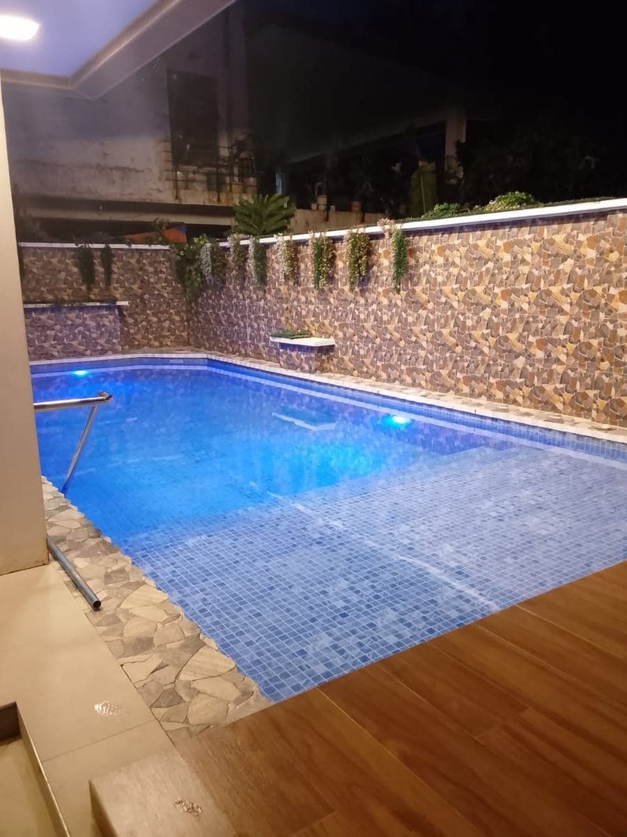 modern house for rent 3bedroom furnished my swimming pool 70k monthly tagaytay city pm nlng for more details - photo 1