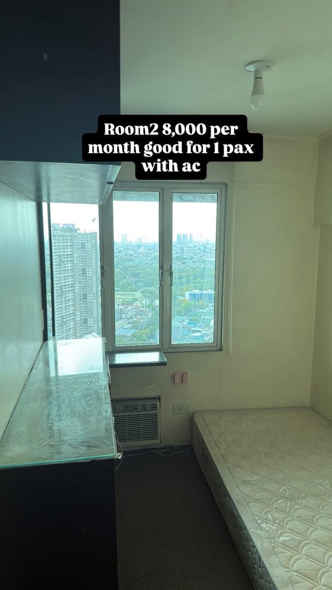 Solo room for rent( condo sharing) Fully furnished with aircon and built in cabinets - photo 1