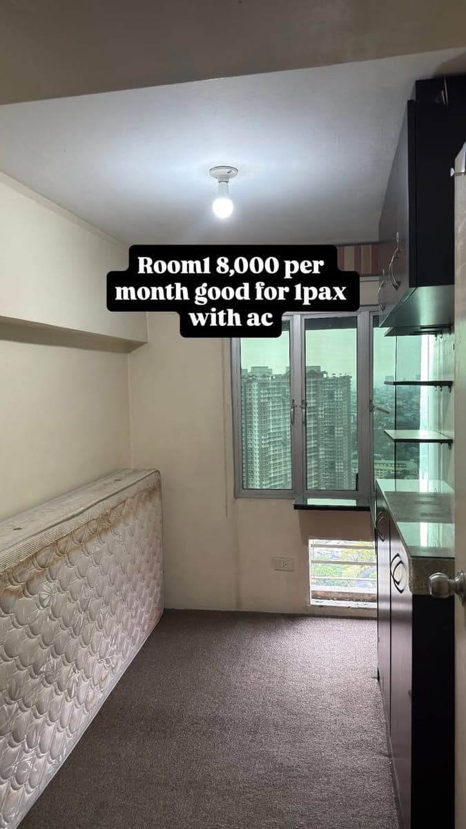 Solo room for rent( condo sharing) Fully furnished with aircon and built in cabinets - photo 2