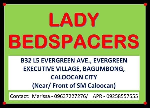 North Caloocan ladies bedspacer 2k per month kasama WIFI b**eddings pillow **personal cabinet may pa... - photo 3