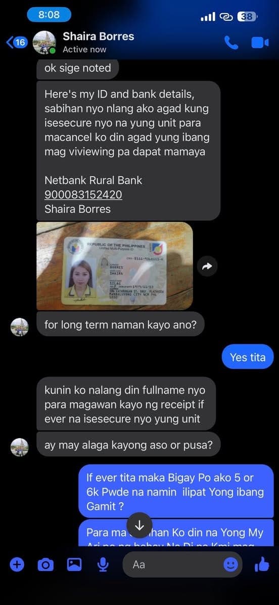 Hello Po Baka Po my maka tulong po sakin 😭 baka my nakakakilala po sakanya 😭Naghulog po ako Ng 5k... - photo 2