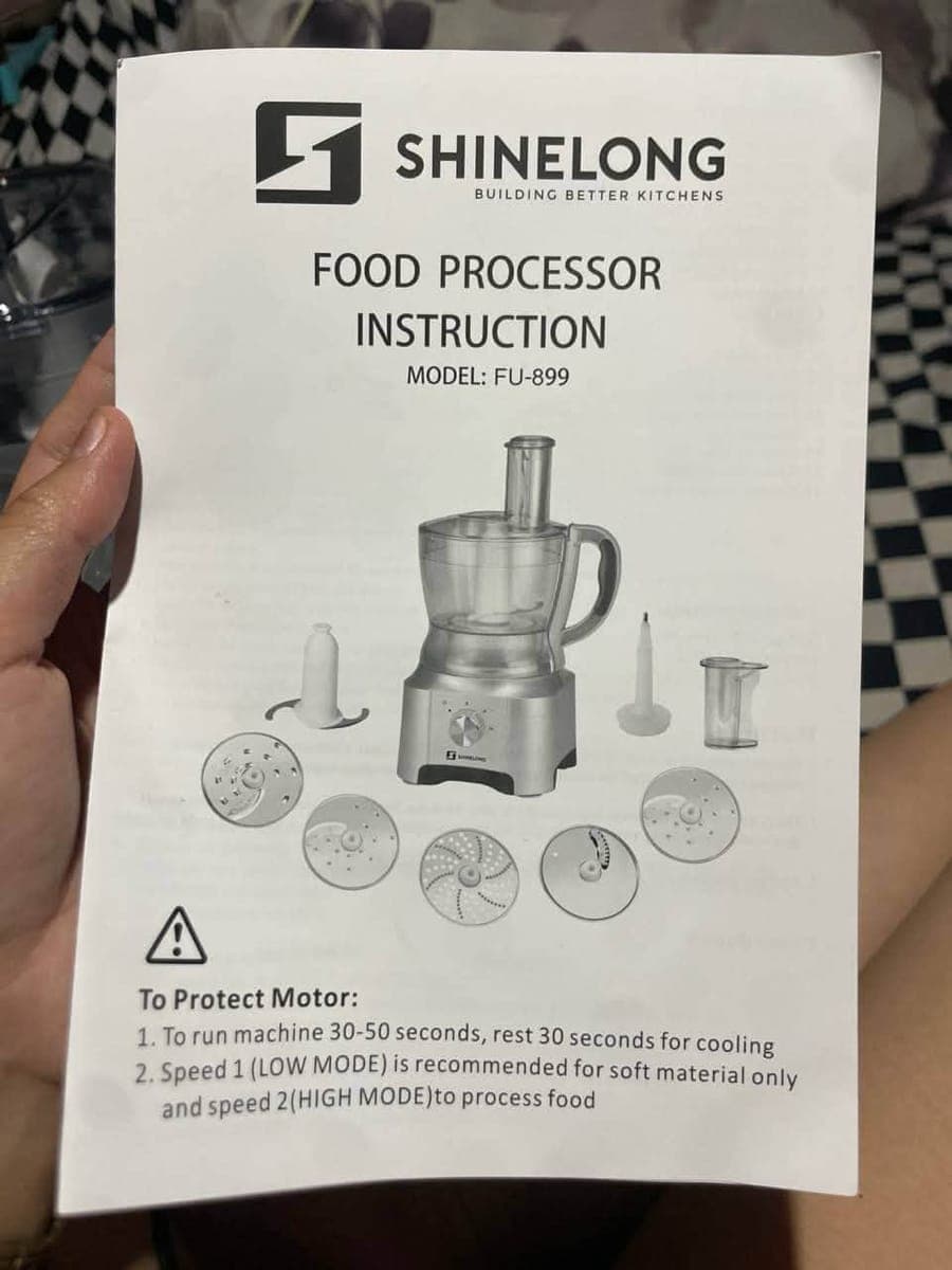 FS BRAND NEW SHINE LONG FOOD PROCESSOR - photo 4