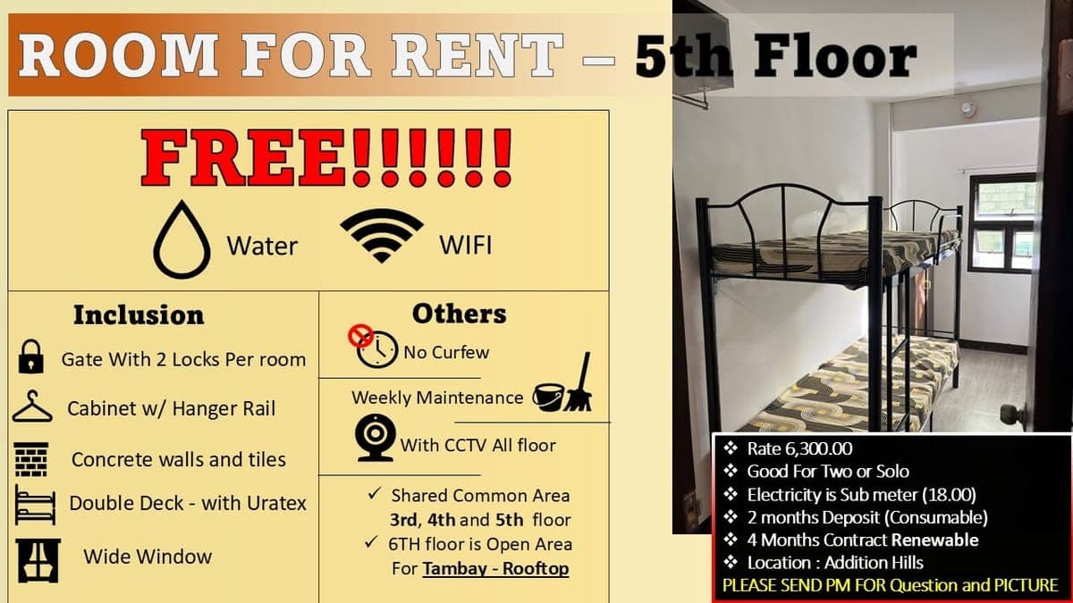 Room for rent 6,300 - photo 1