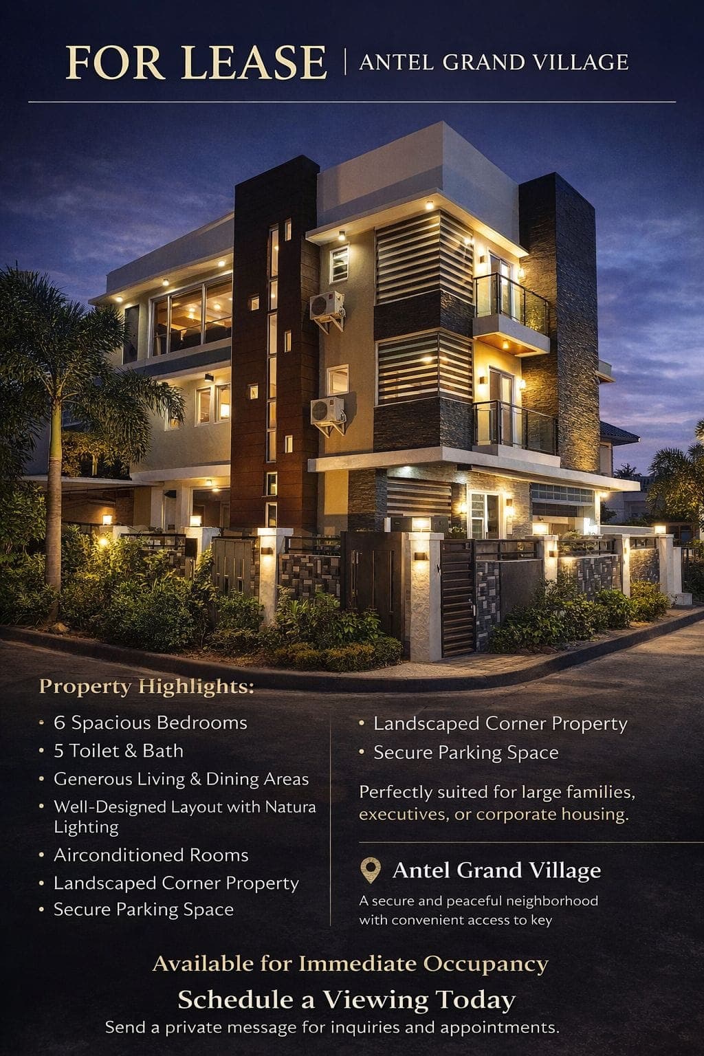 HOUSE FOR RENT IN GENTRI