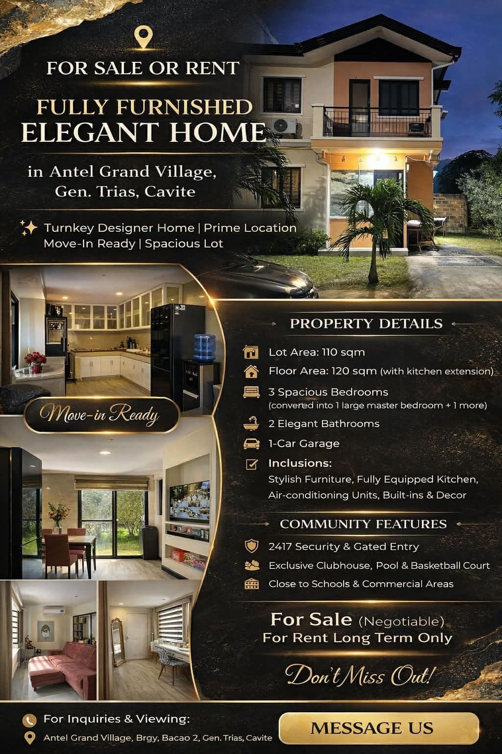 ✨ FOR RENT | ANTEL GRAND VILLAGE ✨