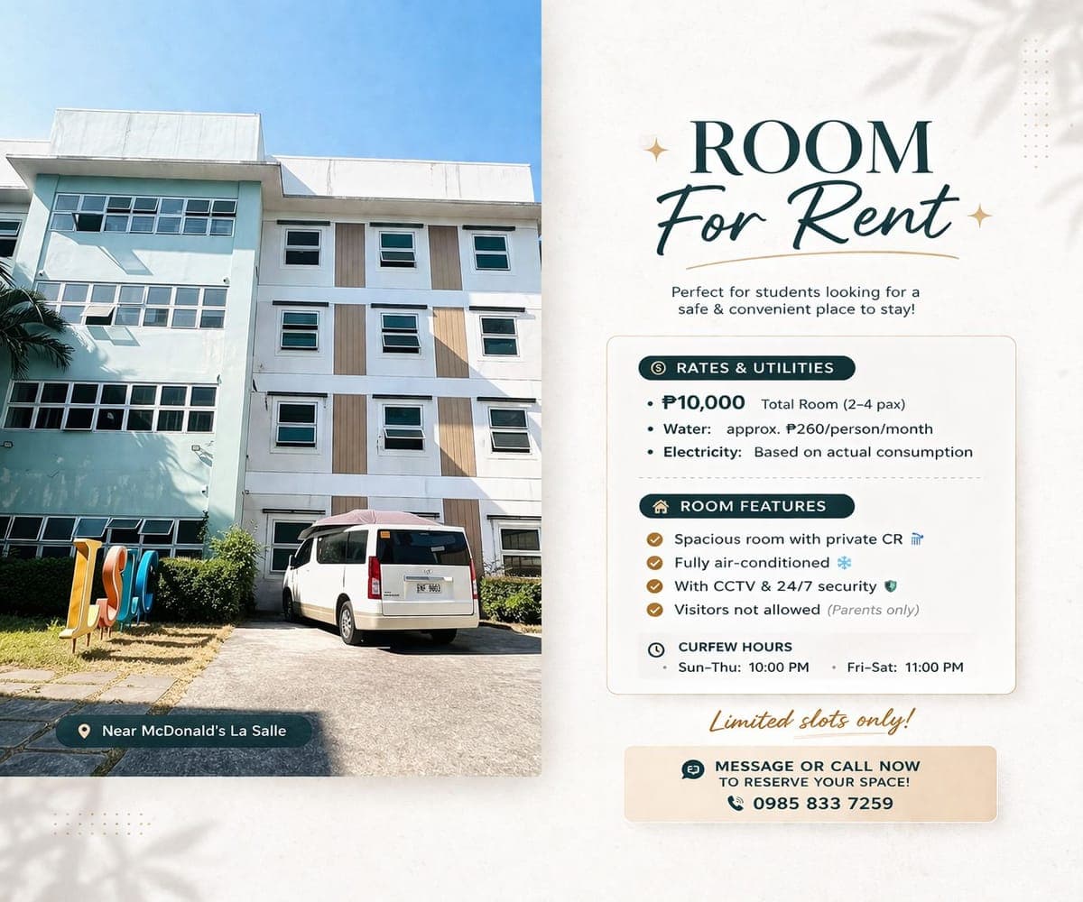 ✨ 𝗥𝗢𝗢𝗠 𝗙𝗢𝗥 𝗥𝗘𝗡𝗧 ✨