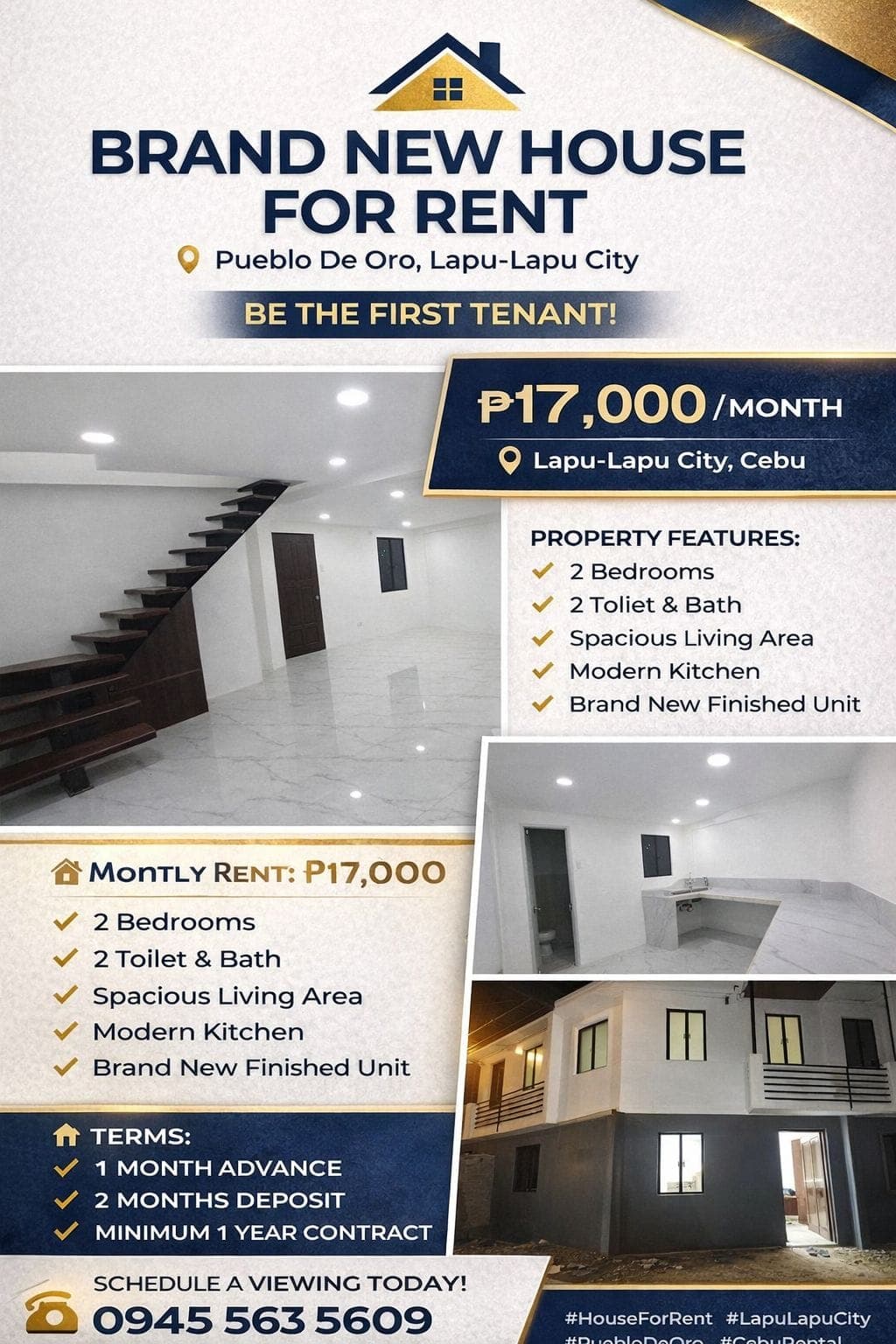 BRAND NEW HOUSE FOR RENT