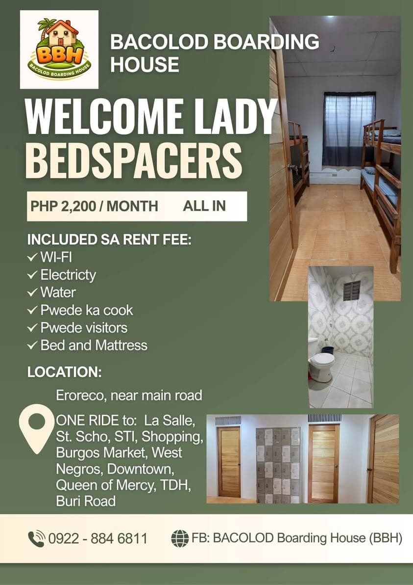 ‼️Lady Bedspacer for rent‼️- Move in ready! - photo 1