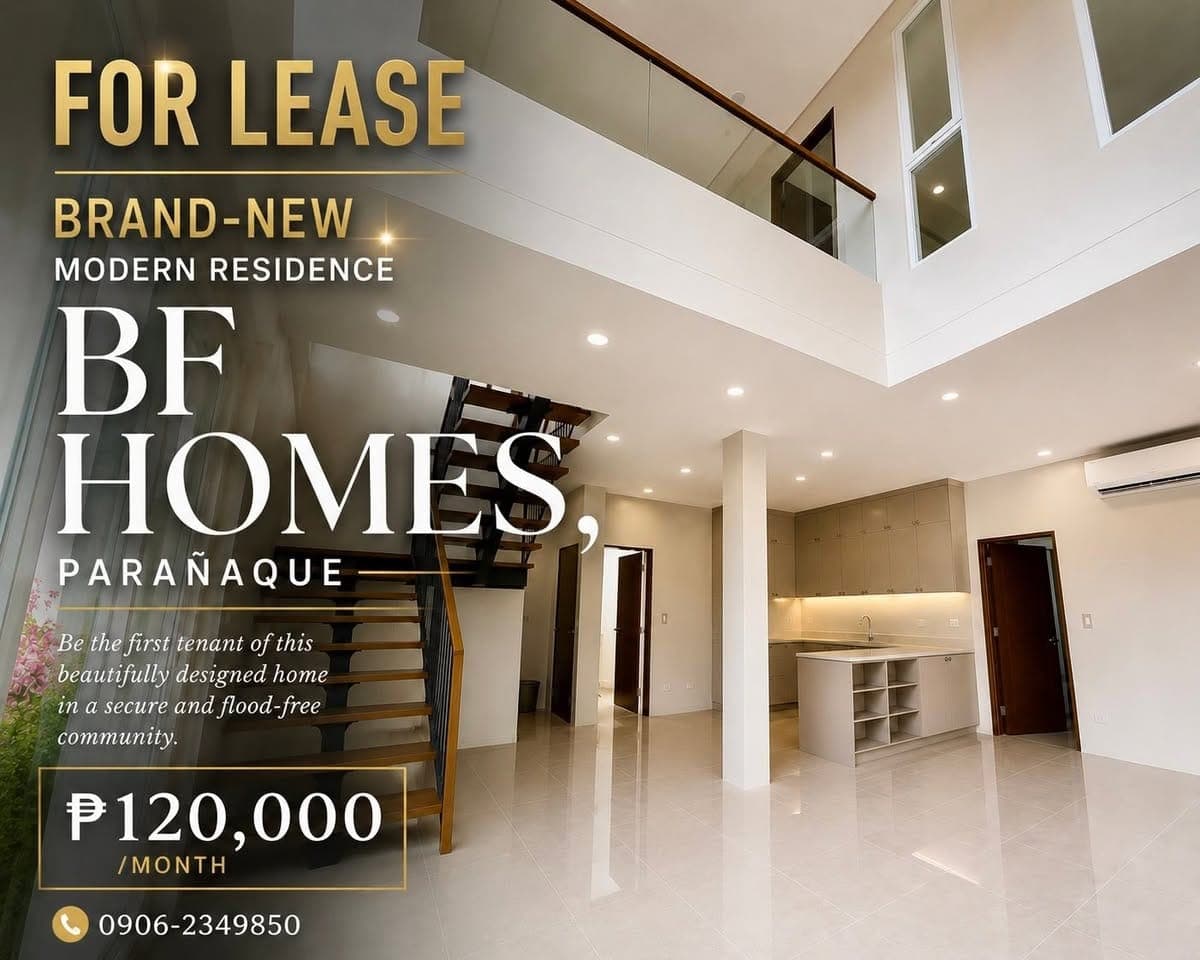 Be the First Tenant of This Brand-New Modern Home in BF Homes, Parañaque City - photo 1