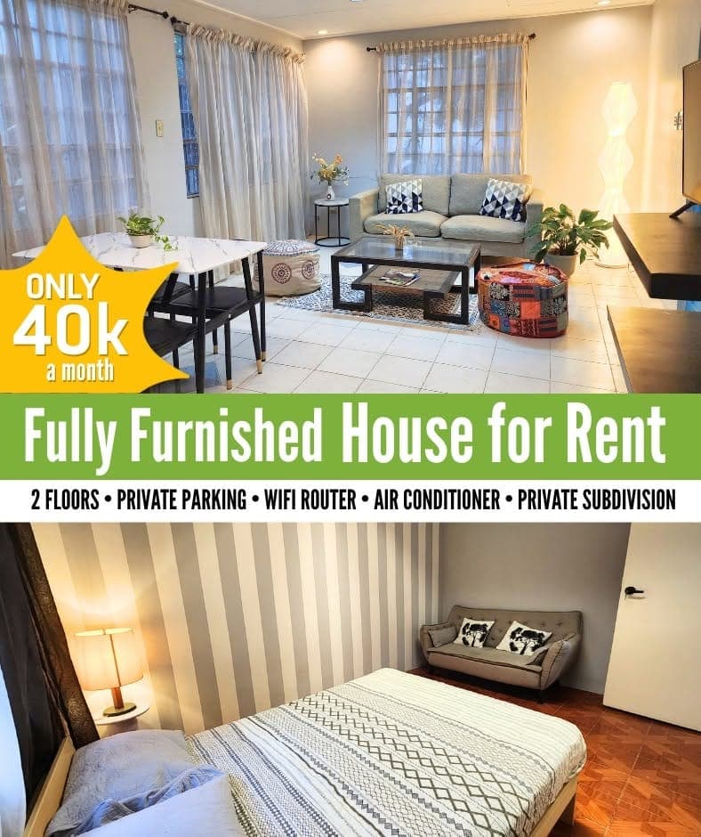 # FULLY FURNISHED Private Paranaque House for Rent for only 40k a MONTH! **Call 09178191320 for more inquiries!** - photo 1