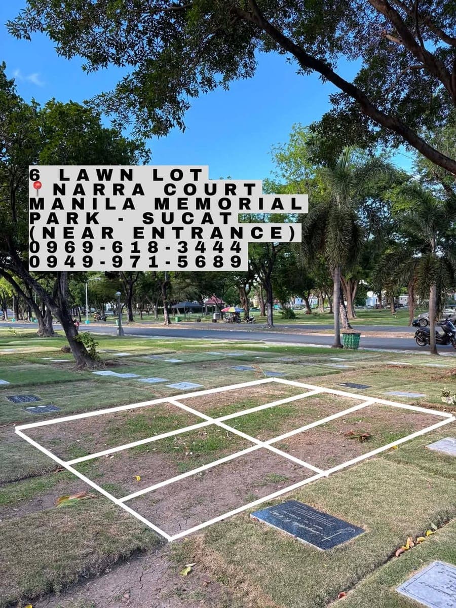 AVAILABLE LAWN LOT – MANILA MEMORIAL PARK SUCAT ✨ - photo 3