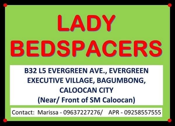 North Caloocan ladies bedspacer 2k per month kasama WIFI b**eddings pillow **personal cabinet may pa... - photo 1