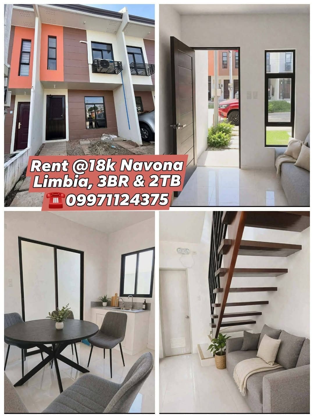 Navona 18k Rent Monthly, 1month advance  & 1month deposit only. With 3 Bedrooms & 2Bathrooms. Calle... - photo 1