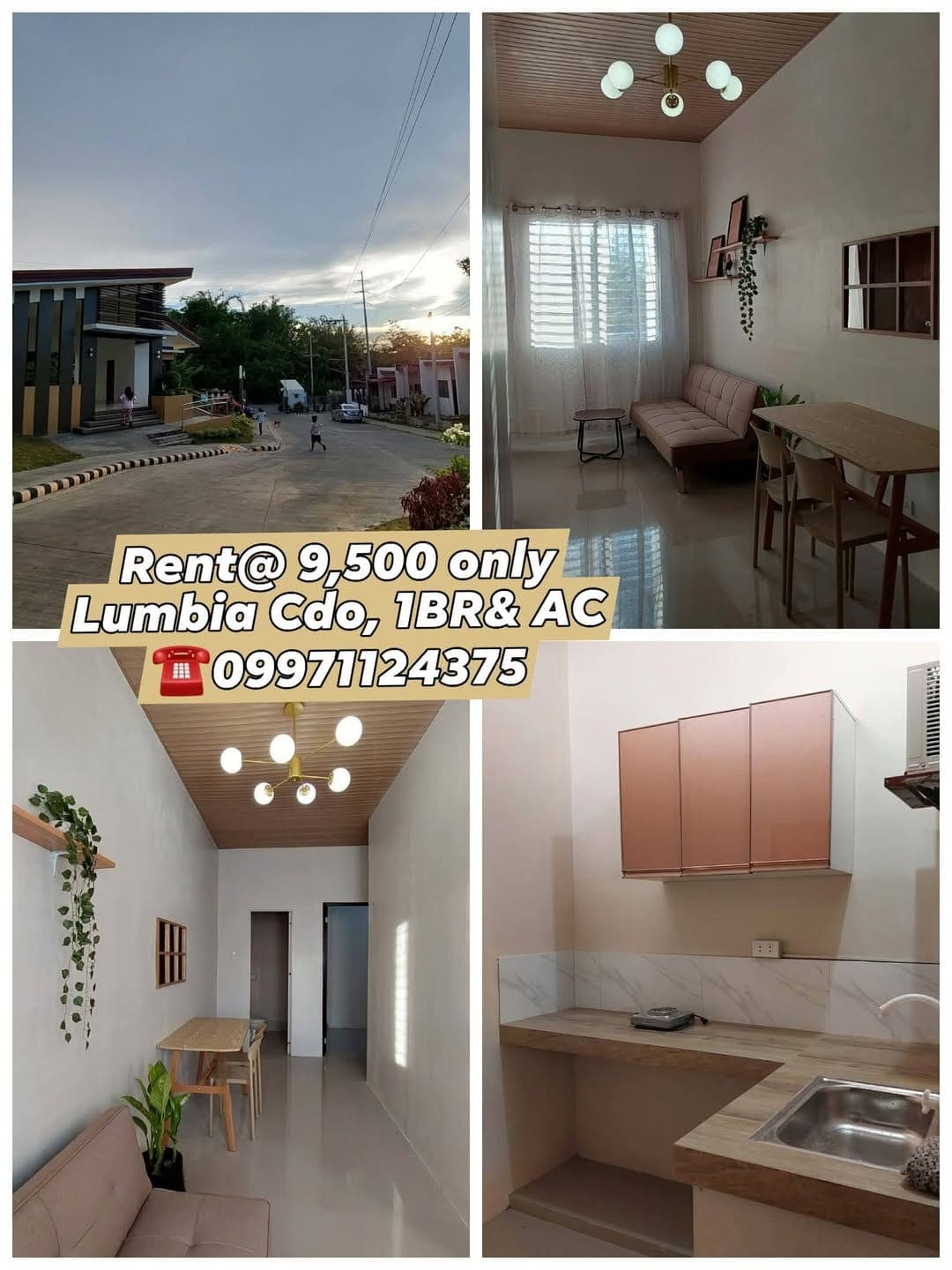 Rent w/ 1Bedroom @ 9,500 Monthly, Semi Furnished, w/ Aircon. 1month advance & 1momth Deposit ra. Sa... - photo 1