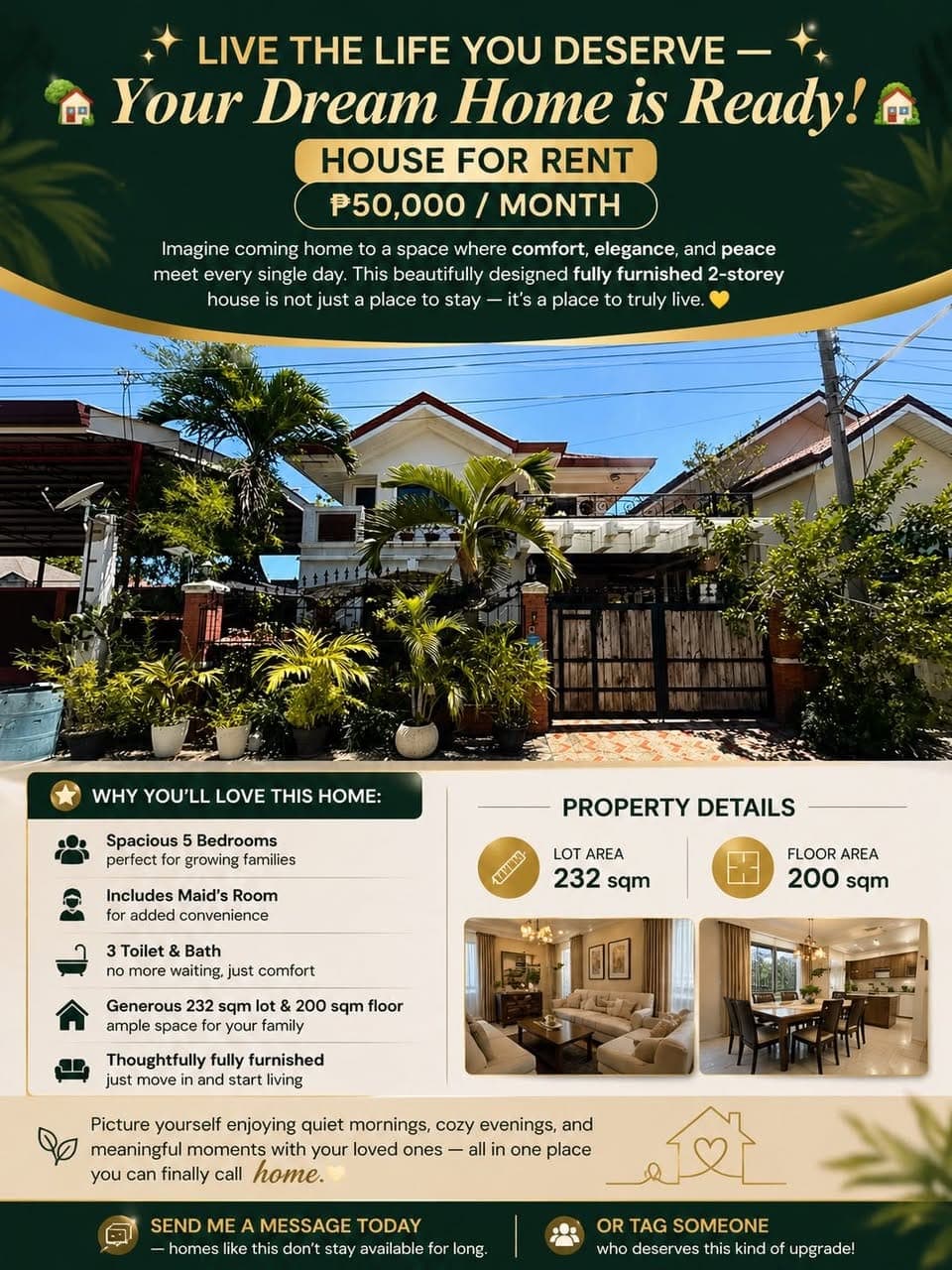 💰 HOUSE FOR RENT: ₱50,000/month - photo 1