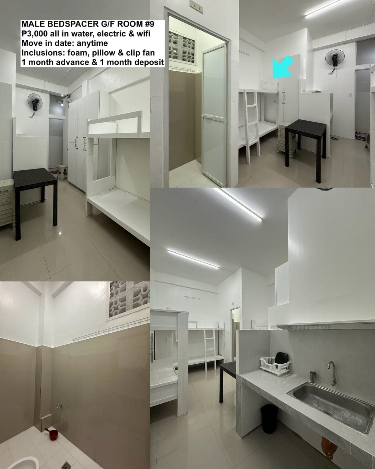 MALE & FEMALE BEDSPACE (newly renovated) - photo 2