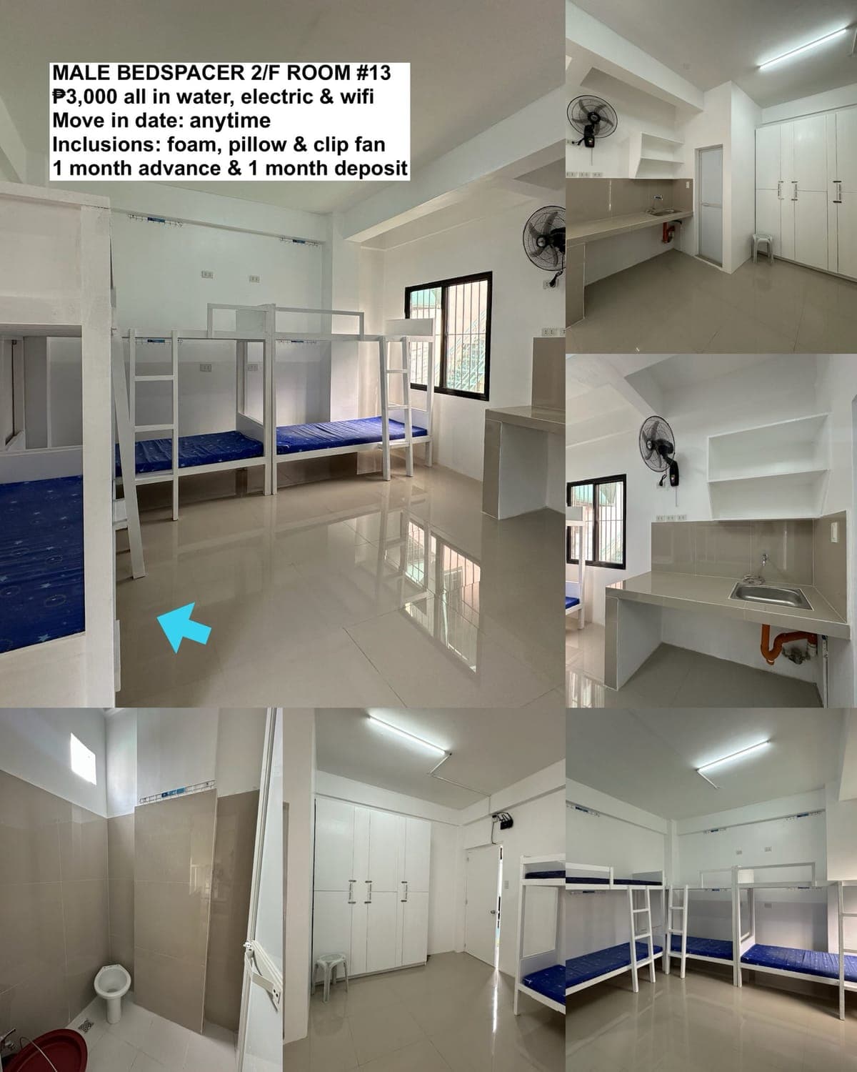 MALE & FEMALE BEDSPACE (newly renovated) - photo 4