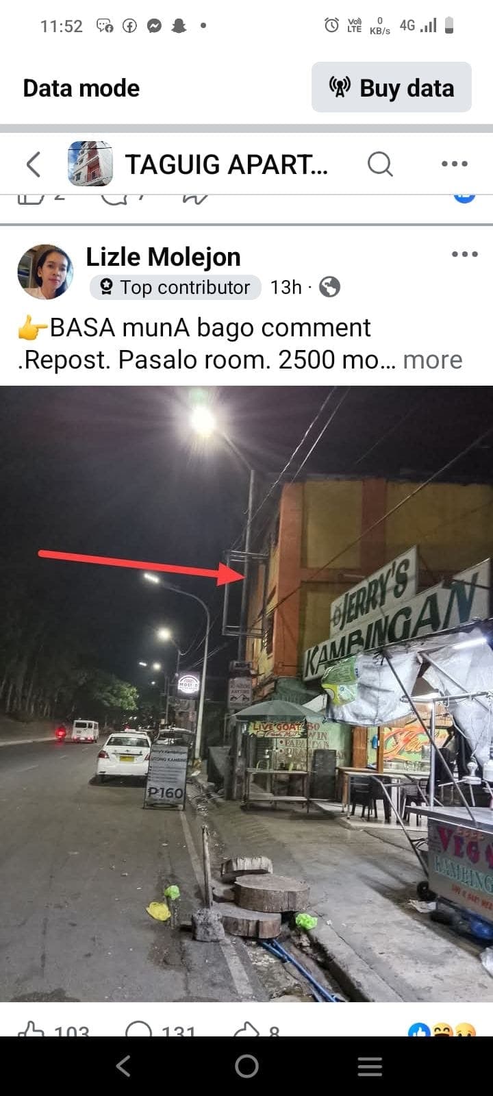 Repost ko lng. Sa naghahanap ng room for rent, dito sa palar area, 2500 monthly,