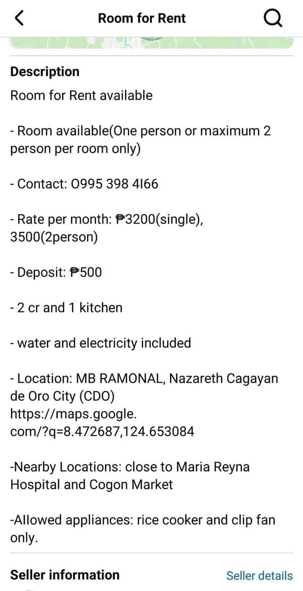 Room for rent @ Nazareth around 22nd St. pabasa nalang info. - photo 4