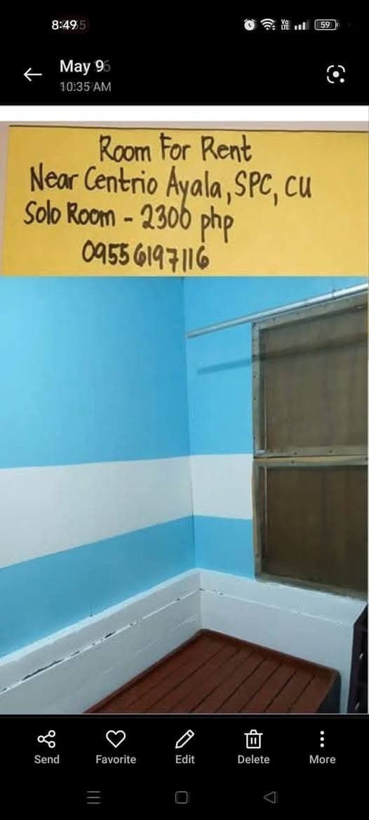 Singles room for rent 2300 baklayun ra cu lifestyle centrio, iwas traffic ug plete, landmark spc col... - photo 1