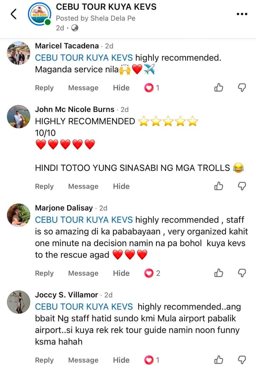 Legit Cebu-Bohol Local Direct Operator Cebu Tour Kuya Kevs - photo 3
