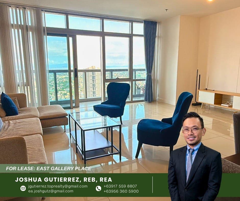 FOR LEASE: Spacious High-Floor 2 Bedroom Unit at East Gallery Place, BGC - photo 1