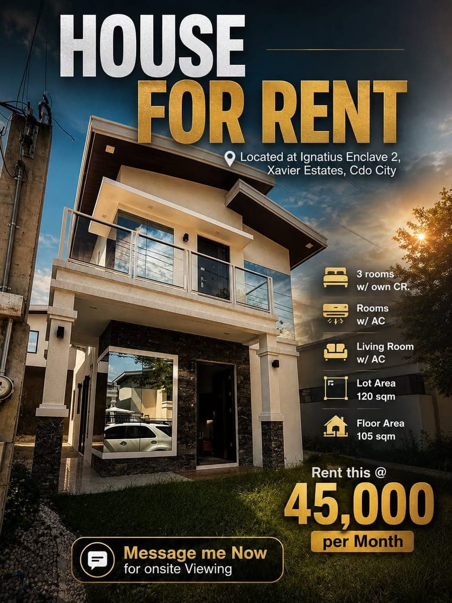 𝗠𝗢𝗗𝗘𝗥𝗡 𝗛𝗢𝗨𝗦𝗘 𝗙𝗢𝗥 𝗥𝗘𝗡𝗧 𝗜𝗡 𝗫𝗔𝗩𝗜𝗘𝗥 𝗘𝗦𝗧𝗔𝗧𝗘𝗦, 𝗖𝗗𝗢 - photo 1