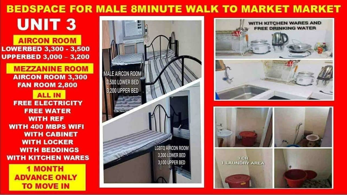 Pembo bedspace for rent - photo 3
