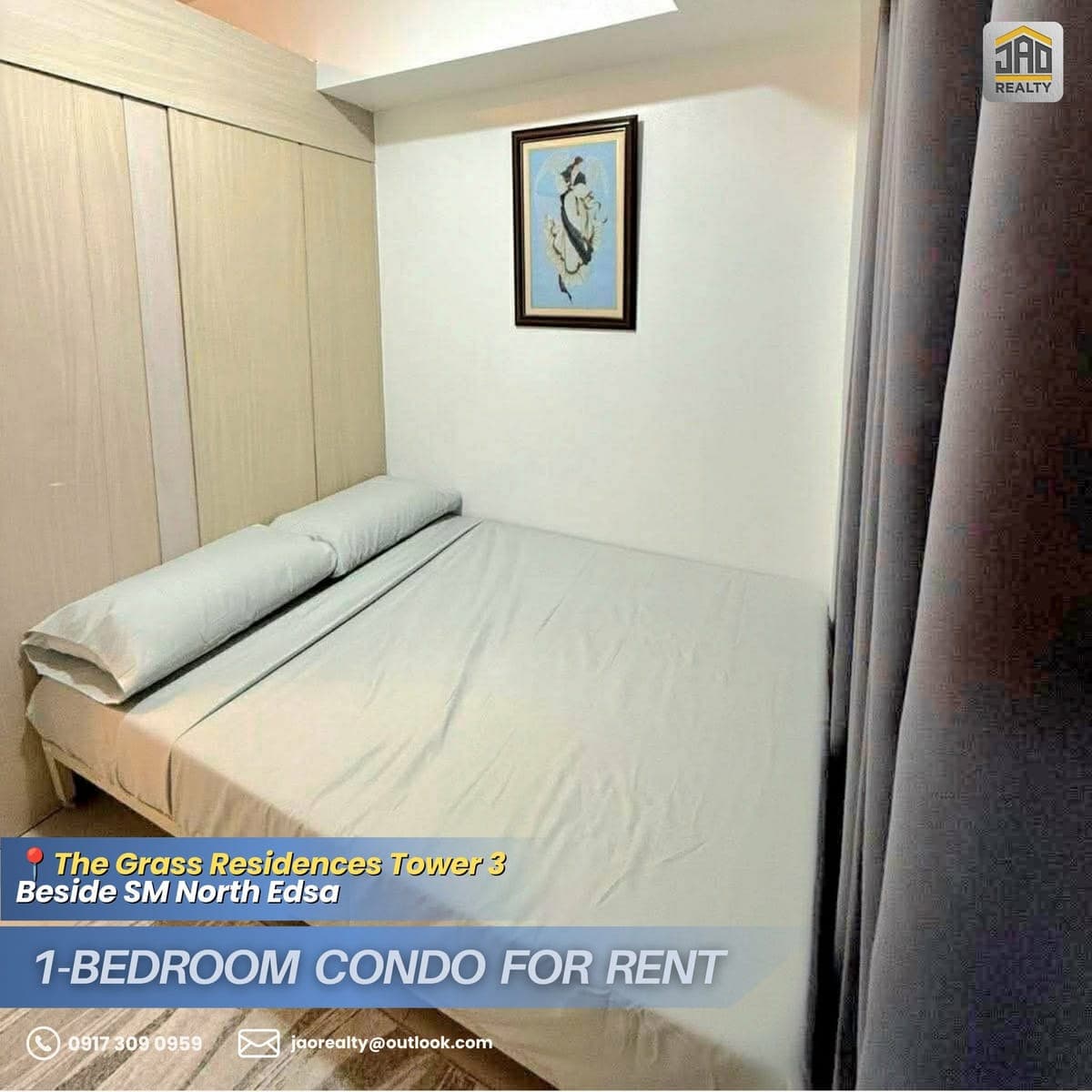 **FOR RENT: 1-Bedroom Condo Unit at Grass Residences, Quezon City ** - photo 4