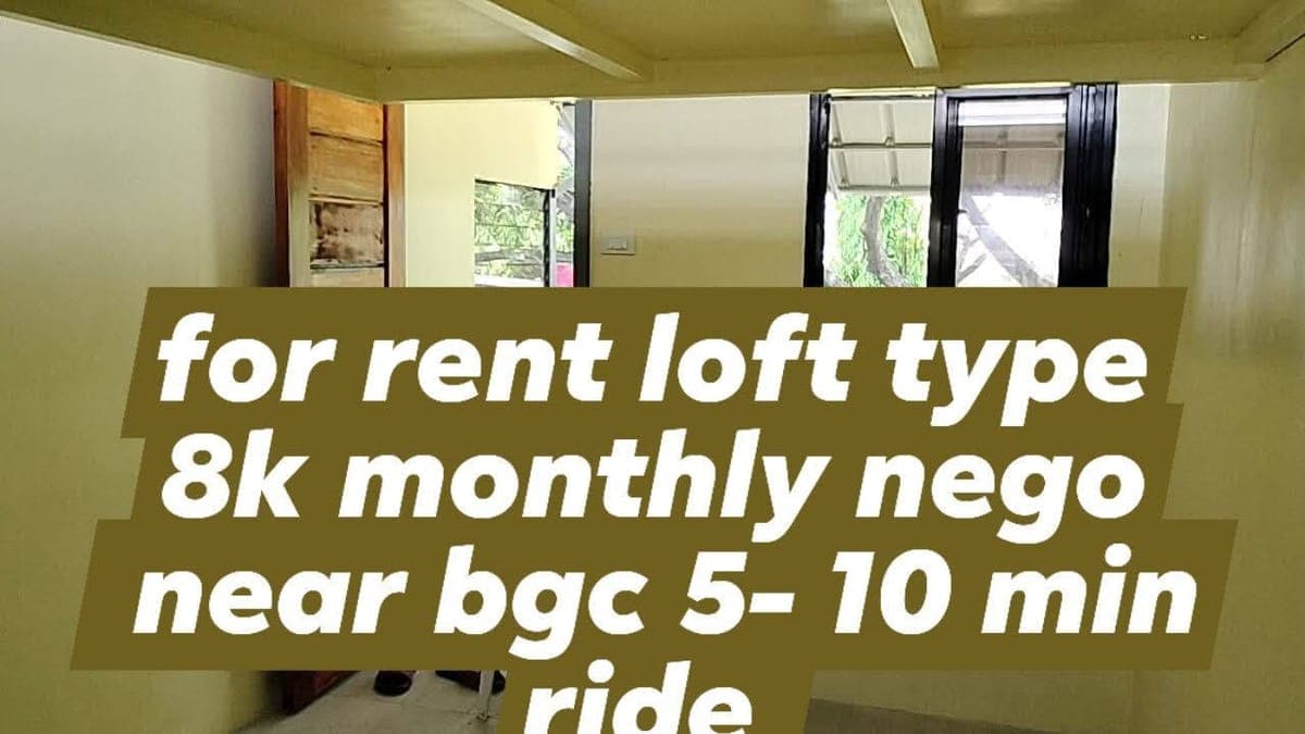 loft type apartment for rent near c5 road 12 dalanghita st. brgy pinagsama taguig 5-10 min ride to b... - photo 3