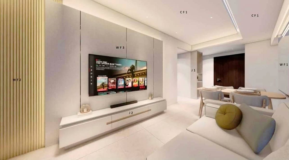 FOR RENT: Uptown Arts Residences Executive 1-bedroom Condo Unit - photo 1
