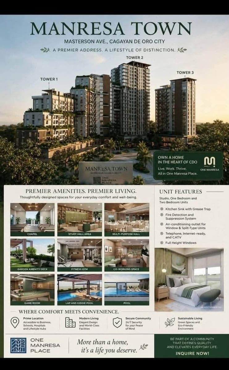 🏙️ ONLY 1 UNIT LEFT AT ONE MANRESA PLACE! - photo 1