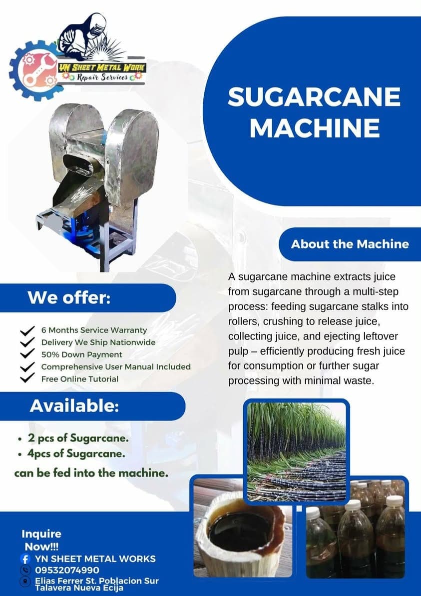 🥤 Sugarcane Extractor Machine – Perfect Pang Negosyo! - photo 1