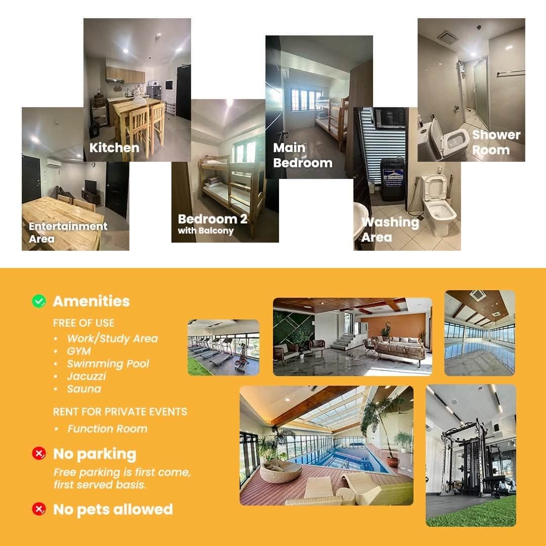 🏢 FOR RENT: Fully Furnished 2-Bedroom Condo in Katipunan, Quezon City 🏢 - photo 2