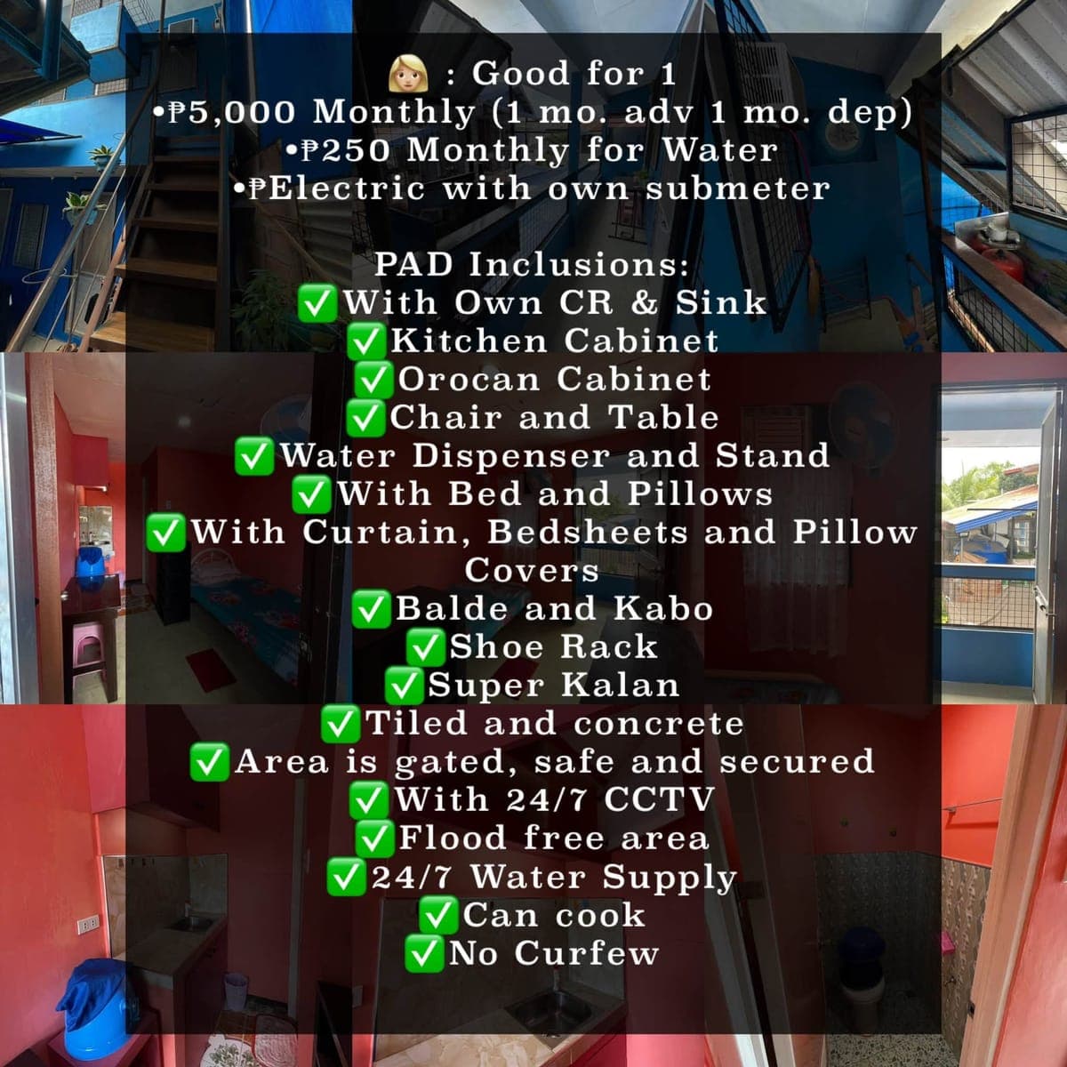 ✨ PAD FOR RENT EXCLUSIVE FOR GIRLS ONLY ✨ - photo 2