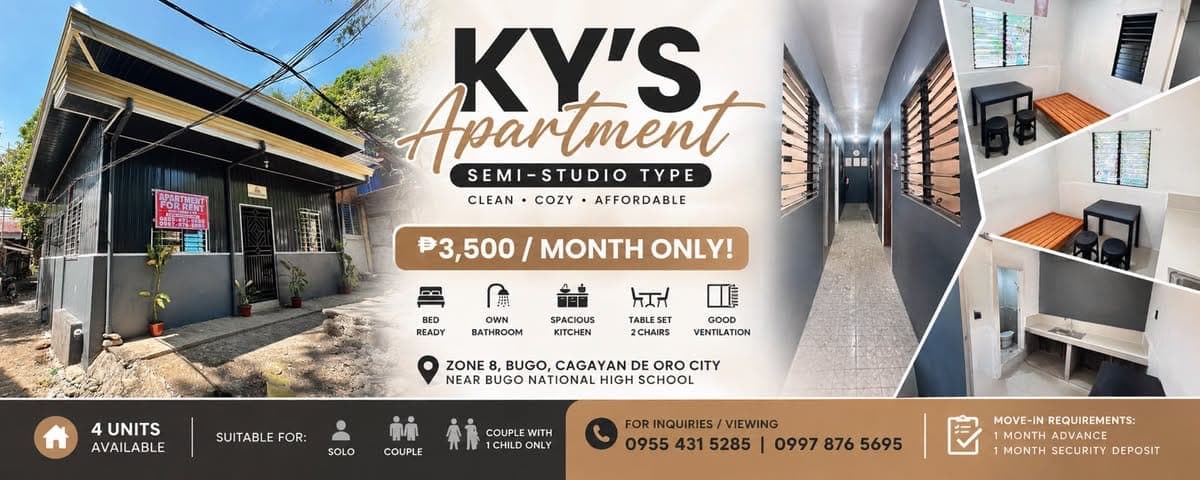 🏠✨ KY’s APARTMENT – SEMI-STUDIO FOR RENT! ✨ - photo 2