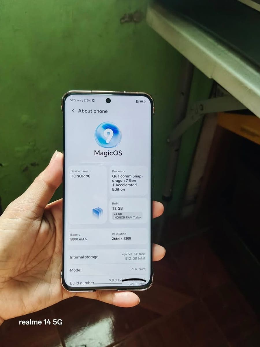 honor 90 5g Curve screen ( 12500  ) - photo 1