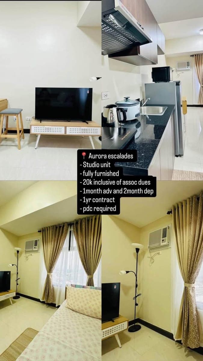 AURORA ESCALADES & 20th escalades CUBAO FOR RENT , Vivaldi cubao📌 details ⬇️ ⬇️ - photo 1