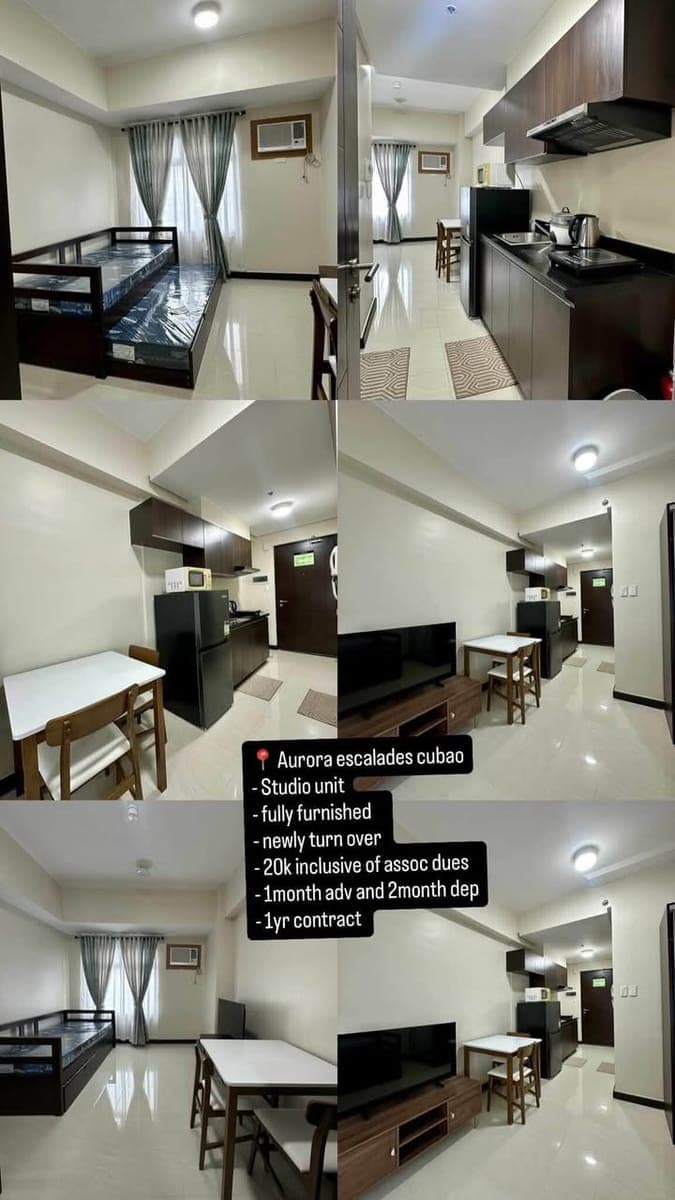 AURORA ESCALADES & 20th escalades CUBAO FOR RENT , Vivaldi cubao📌 details ⬇️ ⬇️ - photo 2