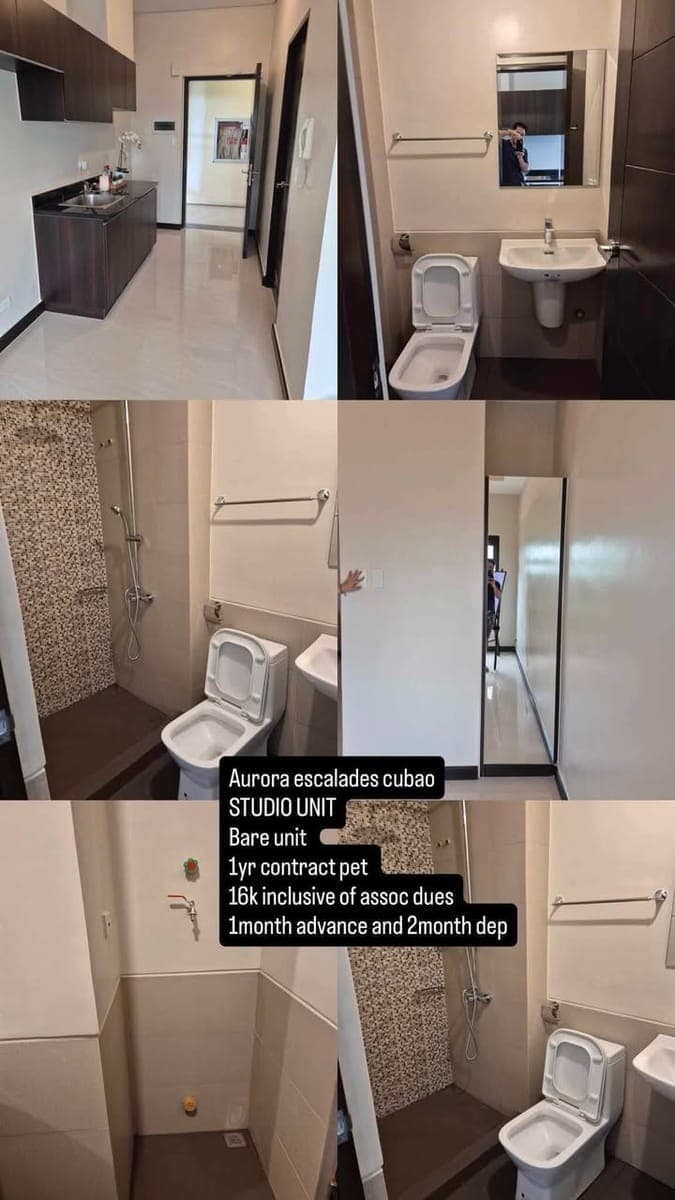 AURORA ESCALADES & 20th escalades CUBAO FOR RENT , Vivaldi cubao📌 details ⬇️ ⬇️ - photo 3