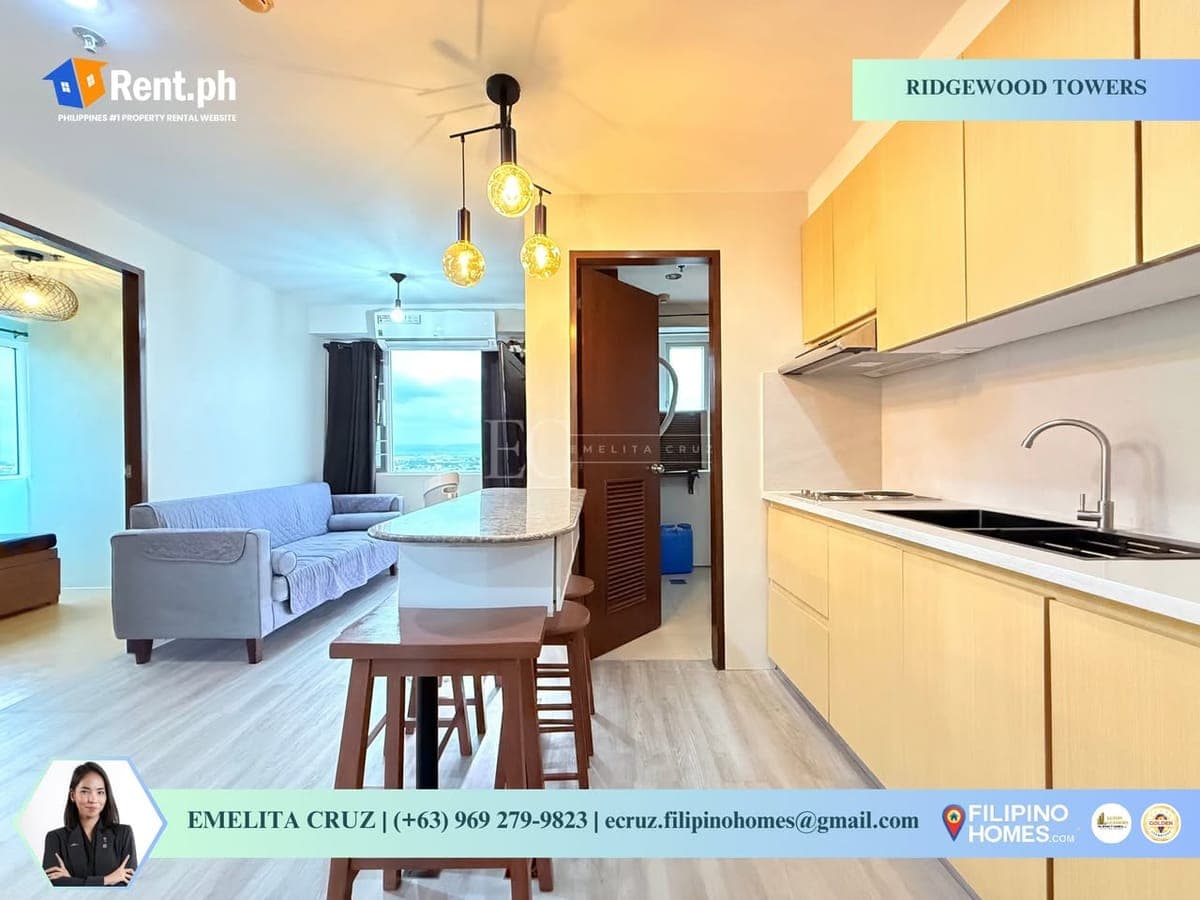 FRESHLY RENOVATED 2BR FOR LEASE AT RIDGEWOOD TOWERS - photo 2