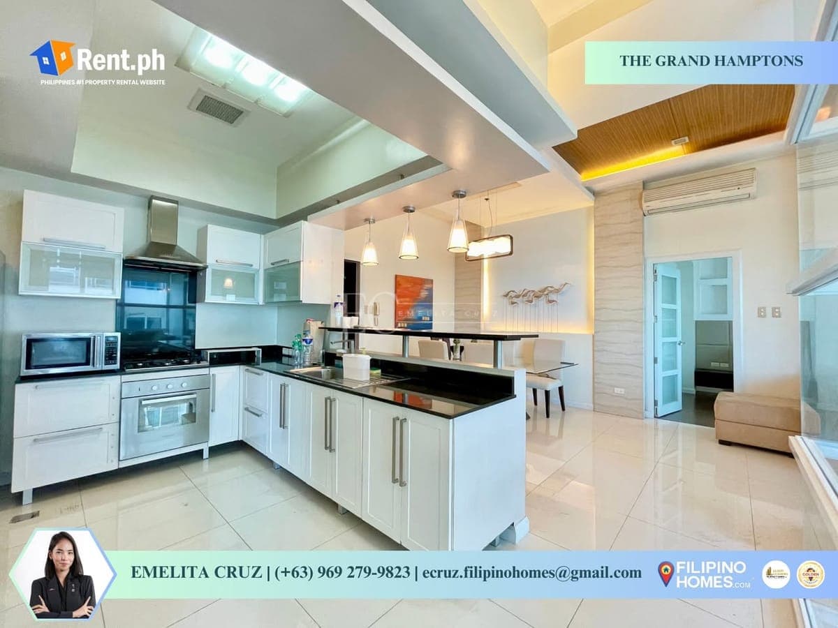 COZY 2BR FURNISHED UNIT FOR LEASE AT THE GRAND HAMPTONS, BGC - photo 1