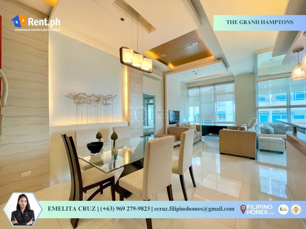 COZY 2BR FURNISHED UNIT FOR LEASE AT THE GRAND HAMPTONS, BGC - photo 2