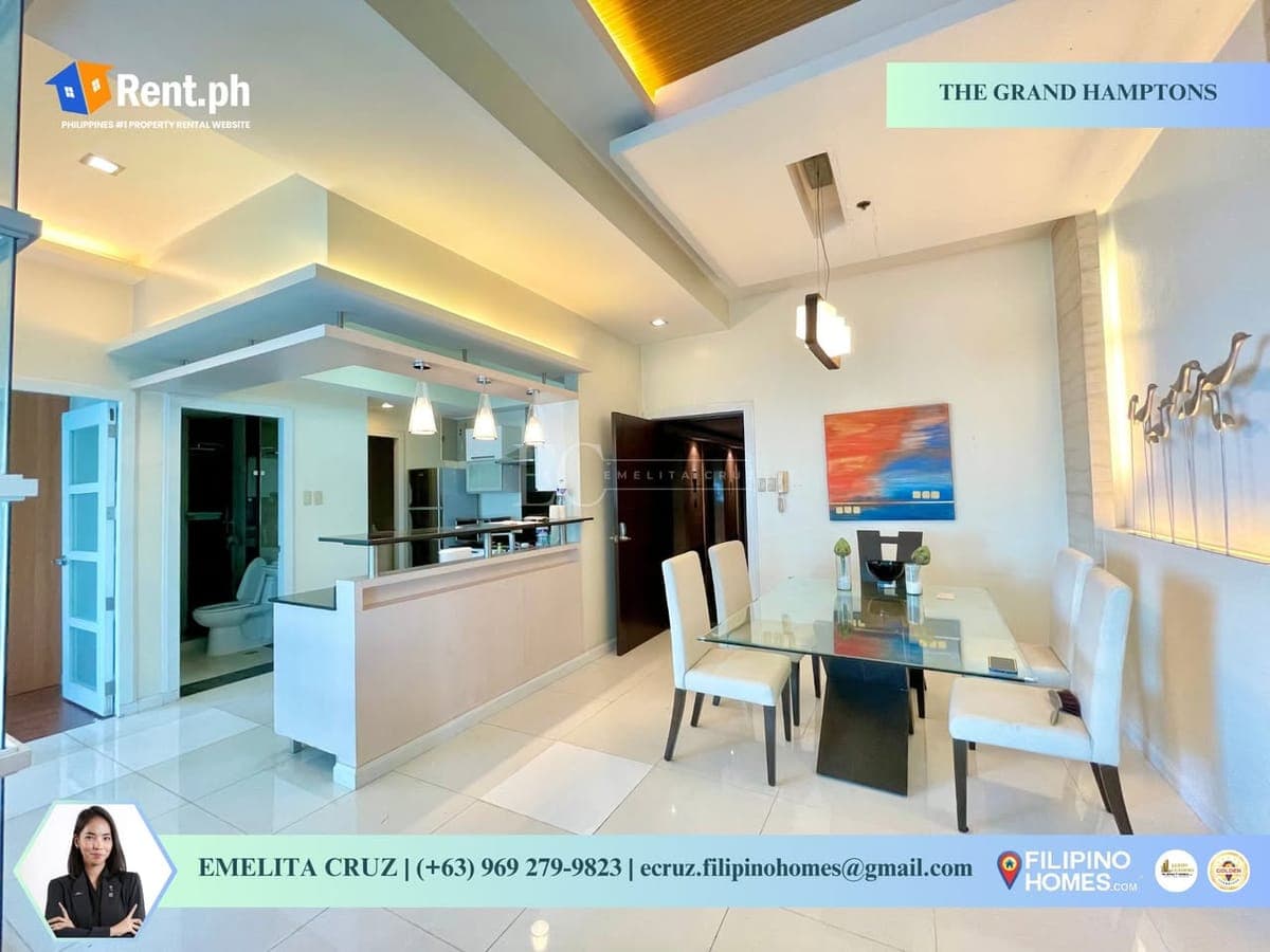 COZY 2BR FURNISHED UNIT FOR LEASE AT THE GRAND HAMPTONS, BGC - photo 4
