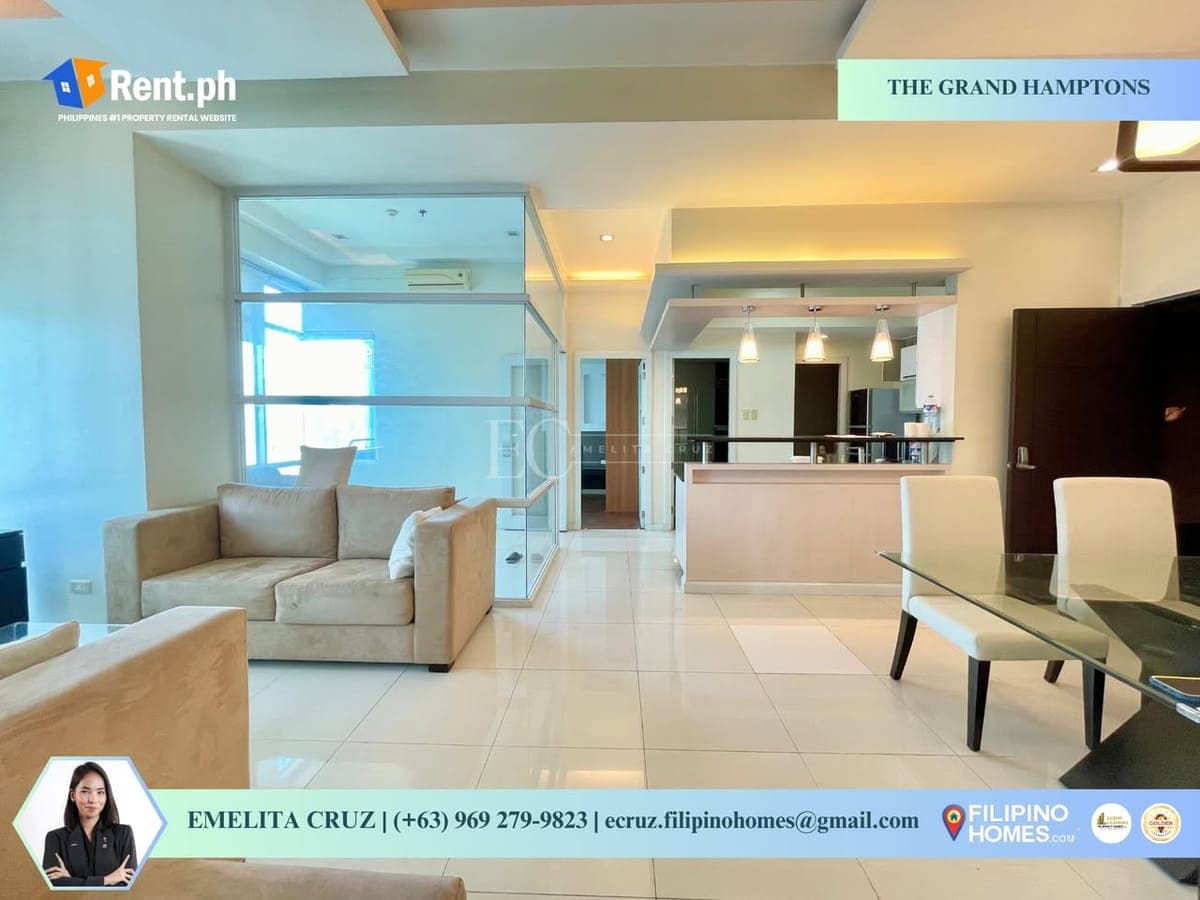 COZY 2BR FURNISHED UNIT FOR LEASE AT THE GRAND HAMPTONS, BGC - photo 5