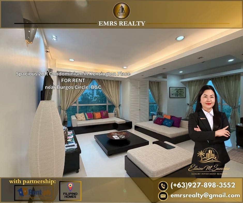 **Spacious 2BR Condominium For Rent in BGC near Burgos Circle** - photo 1