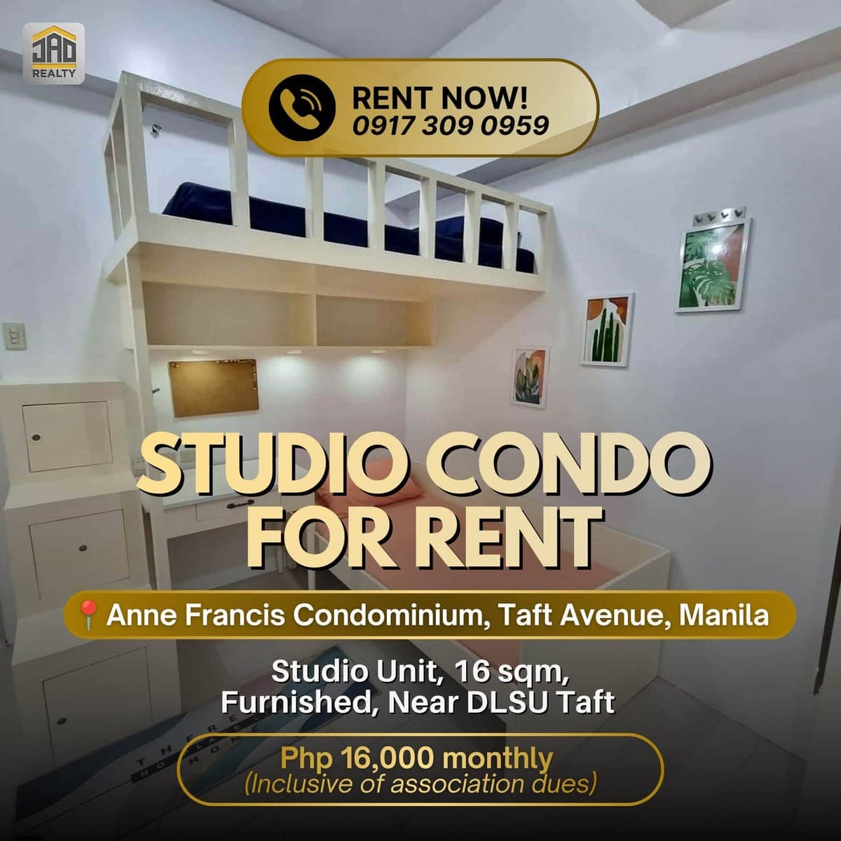 Studio Condo Unit (Near DLSU Taft) - photo 1