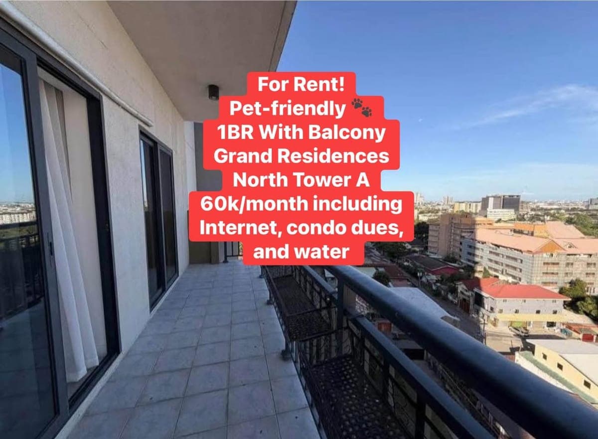✨ FOR RENT‼️Premium 1BR at Grand Residences | 70 sqm | ₱60K/month- Pet-Friendly ✨ - photo 3