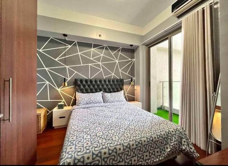 53 square meters 1 bedroom with balcony unit and internet ready for rent for more details call 09451871191 - photo 2